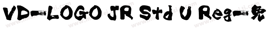 VD-LOGO JR Std U Reg字体转换